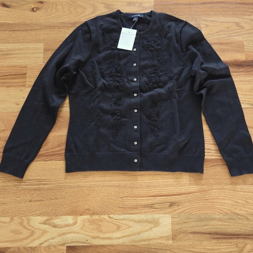 Brand New Lands' End Cotton Cardigan Size PS